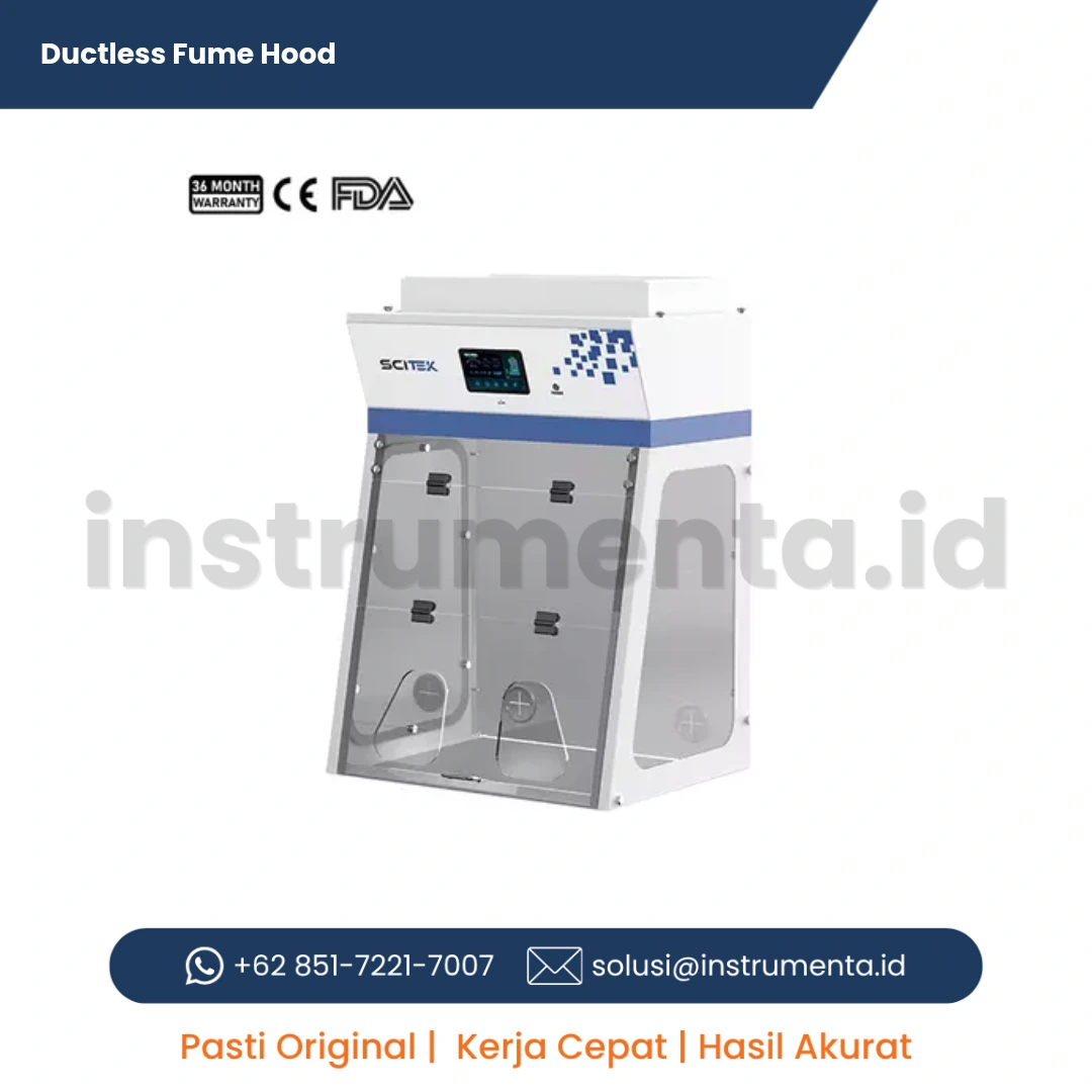 Ready Stock Ductless Fume Hood SCITEK FMH-800DL Lemari Asam Tanpa Pipa Filter Karbon Aktif Proteksi Uap Kimia Laboratorium